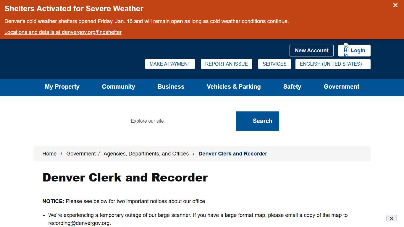 Denver Clerk and Recorder - City and County of Denver